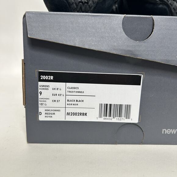 New Balance 2002R “Mesh Black Metallic” M2002WB - Picture 9 of 9